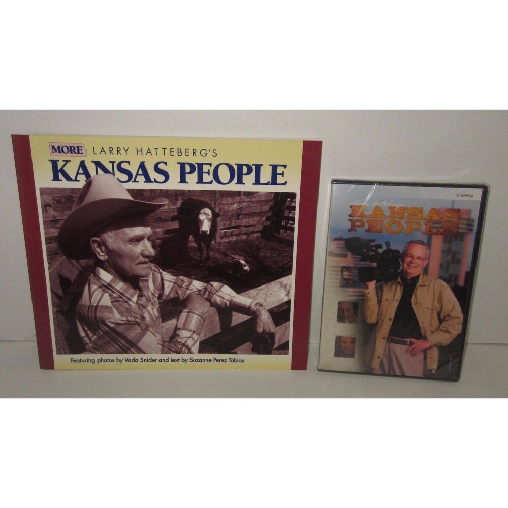 Larry Hatterberg's Kansas People 1st Edition DVD & More Kansas People Book - NEW